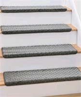 Trail dream Carpet Stair Treads 6 Pack Grey