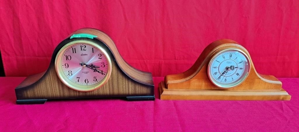 Circa Mantle Clock and Linden Mantle Clock