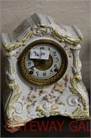 Porcelain Case Mantel Clock: