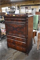 Antique Early 1800's Scottish Flame Mahogany