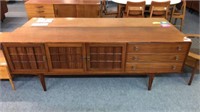 YOUNGER MID CENTURY SIDEBOARD WITH 3 DRAWERS, 81”
