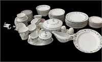 Vintage China Service for 8 + Extra Pieces
