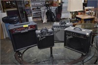 Two Fender, Crate & Squier Amps. All Untested As