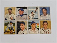 1950 Bowman Baseball (8 Different Cards)