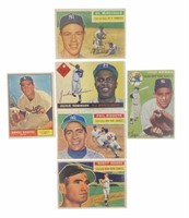 (6) 1954-61 Topps Baseball Trading Cards