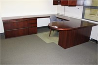 Office Setup: U Shaped Desk setup (66" x 30" x 29"