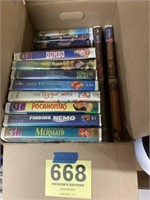 VHS Disney movies