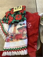 Holiday Valance  tree skirt tablecloth