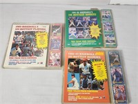 3 sealed 1980s-90s baseball card triple packs