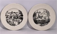 2 Hunt plates - The Meet - Over The Top, Royal