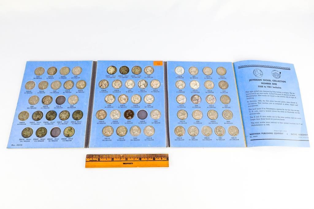 Jefferson Nickel Collection 1938 To 1961