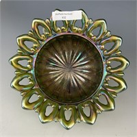 NW Green Wild Rose Candy Dish