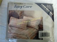Easy Care Twin Size Bed Sheet Set - NEW