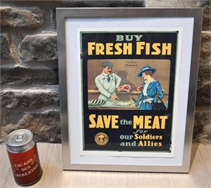 Affiche Buy fresh fish, save the meat for our