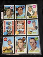 9   1969 TOPPS CARDS