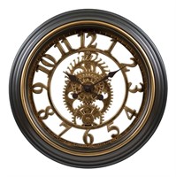 WFF4152  La Crosse Clock 20-inch Bronze Analog Wal