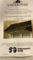 Linen window and door awning (DAMAGED)