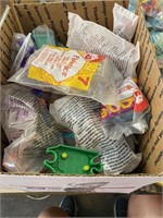 Box of vintage McDonald’s happy meal toys