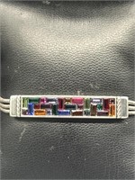 Brighton St Michael Multicolor Crystal Bracelet