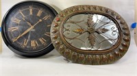 Home Decor metal Mirror & Clock