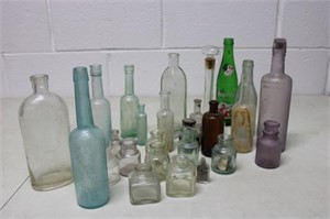 Collection of Vintage Bottles incl Medicine