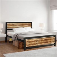 (FINAL SALE INCOMPLETE PARTS) Bed Frame with