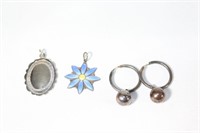 Sterling Silver Earrings and Pendants