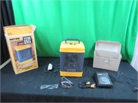 Titan utility heater,Recipe case, TV antena