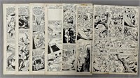 D.C. Comics Original Art (7) Pages.