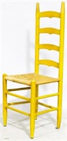 Vintage Ladder Back Chair 43x18x14