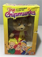 NIB 1983 Alvin Chipmunk 10in plush toy.