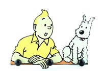Porte-manteau Tintin et Milou (Trousselier)
