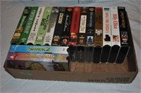 flat of vhs tapes