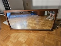 Teak Wall Mirror