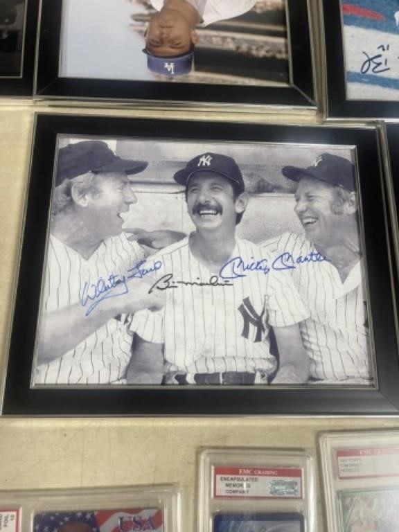 AUTOGRAPHED  FORD-MANTLE-MARTIN PHOTO
