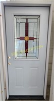 Half View Leaded Glass 36" Right Hand  Extr