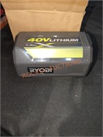 RYOBI 40v 7.5Ah battery, no charger