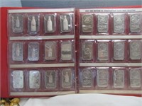 Coca Cola 75th Anniv. 24pc Silver Ingot Album