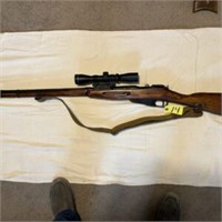 Mosin Nagant, w/bayonet, cleaning rod, & AIM eye