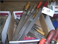 Box of assorted flat files