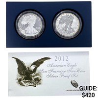 2012 ASE Proof and Rev. Proof [2 Coins]