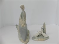 TWO LLADRO FIGURINES