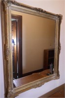 Gold Gilded Framed Mirror 29"x35"