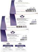 2 Packs of 200CT Alcohol Prep Pads by STEVENS