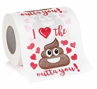 Funny Print Toilet Paper Roll for Gifting