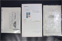 US Stamps & Ephemera, tax and mortgage documents,