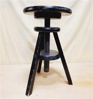 Wood Piano Stool with Wooden Screw Adjuster