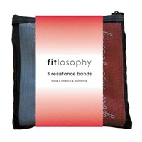 Fitlosophy  3-Pack Resistance Bands Light