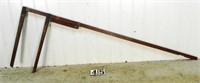 Unsigned, 30” wooden caliper-rule w/ metric