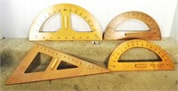 4 – Wooden measuring devices, G+-Vg: “W.T.